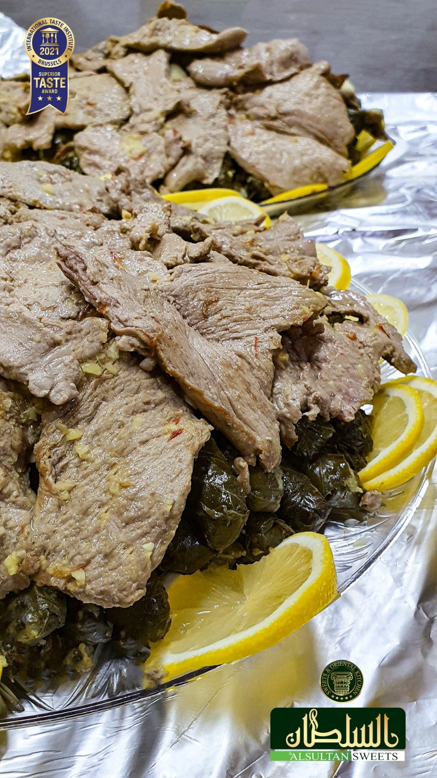 جاط ورق عنب مع شرحات لحم 5 اشخاص