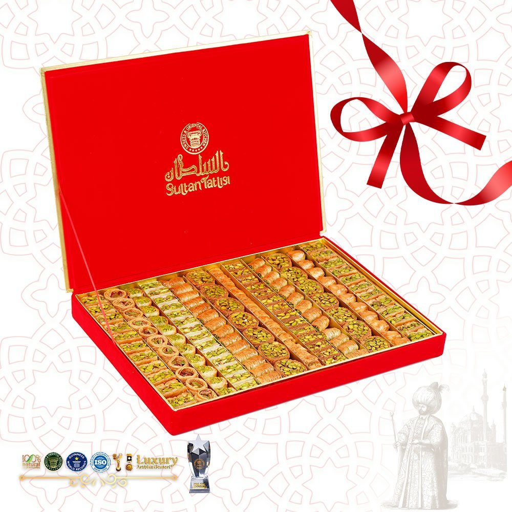 Karışık Baklava Kadife kutu 1600 g